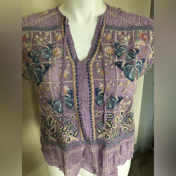 Johnny Was Embroidered Top - Picture 2 of 10